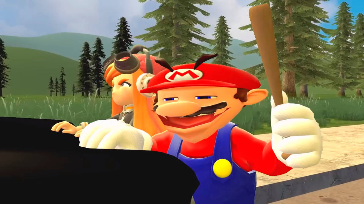 Mario Batton Mario got the baseball bat by Yusaku-Ikeda on DeviantArt