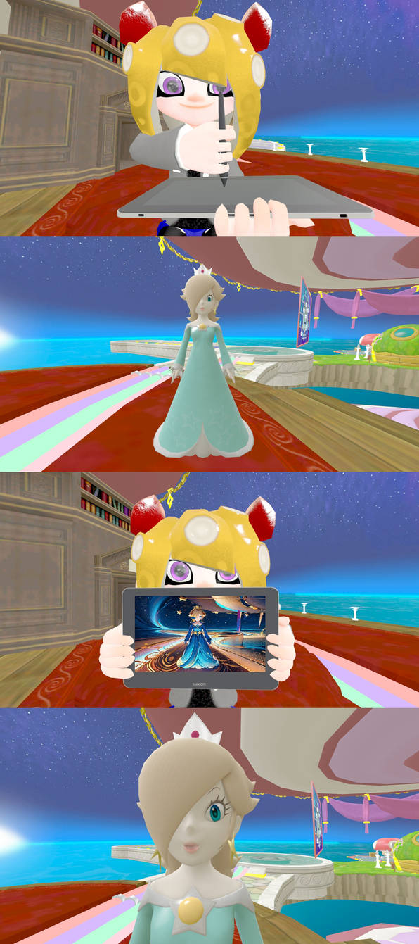 Ari drawing Rosalina by Yusaku-Ikeda on DeviantArt