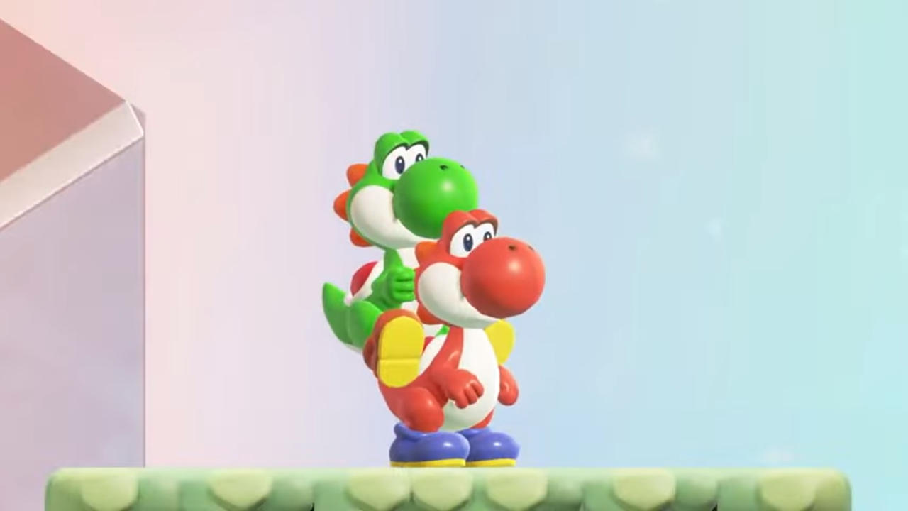 Yoshi ride on Red Yoshi by Yusaku-Ikeda on DeviantArt