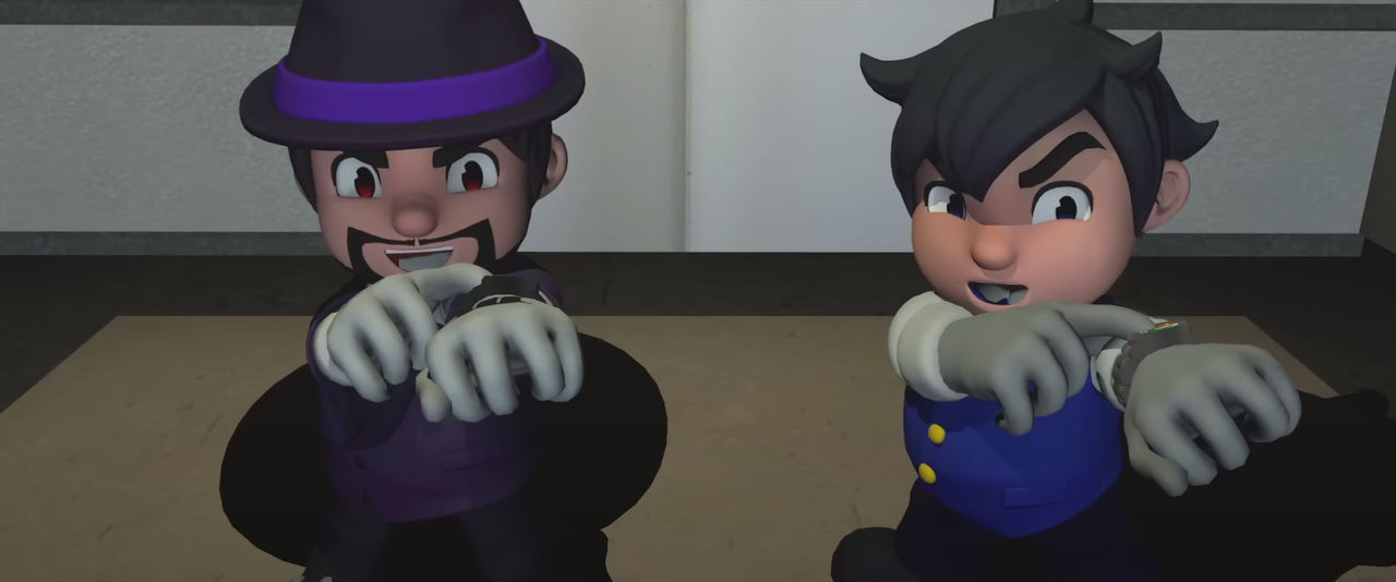 Spy Rizzy SMG3 and SMG4 press on their spy rizz watch by Yusaku-Ikeda on DeviantArt