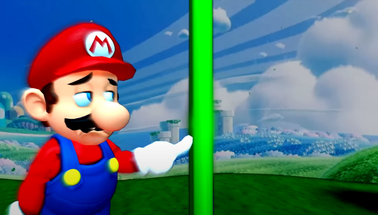 Mario touch the Goal Pole by Yusaku-Ikeda on DeviantArt