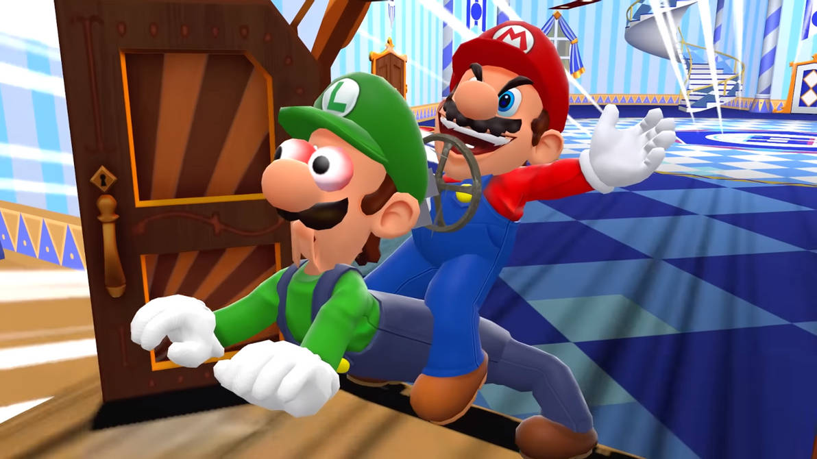 Mario ride on Luigi Car by Yusaku-Ikeda on DeviantArt