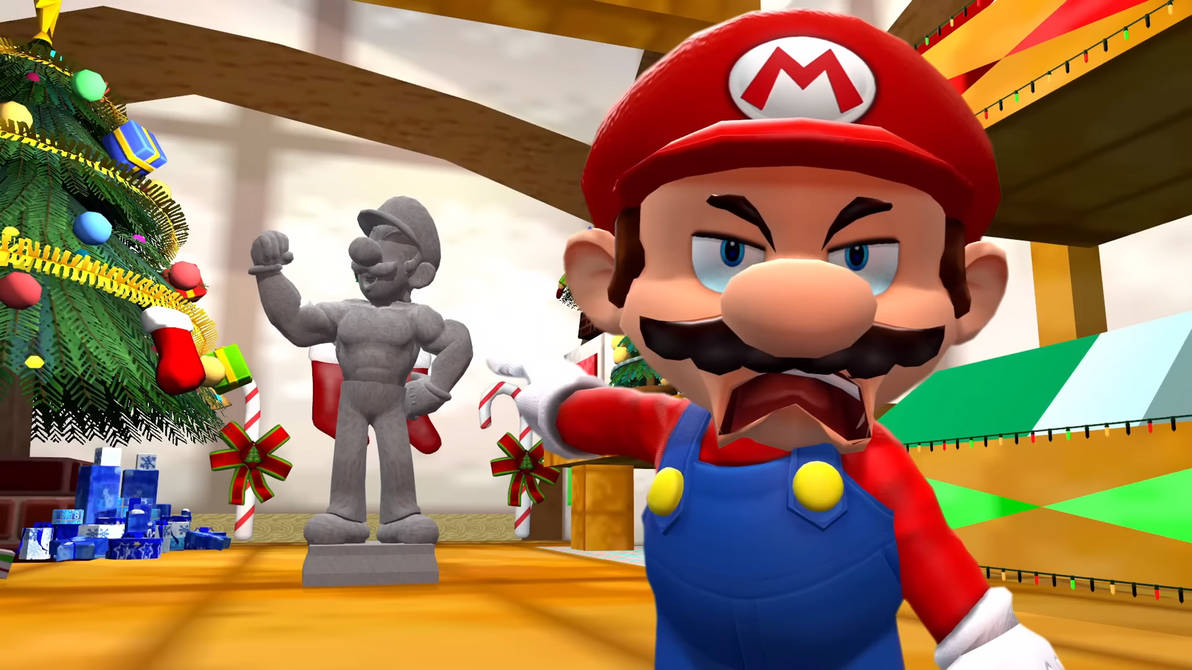 Mario point Buff Luigi statue by Yusaku-Ikeda on DeviantArt