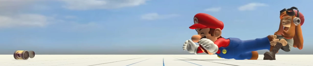 Mario Reaching Meggy stopping Mario for reaching can of beans by Yusaku-Ikeda on ...