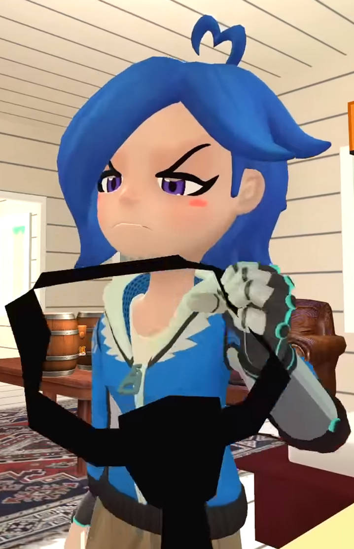 Tari put her tie on by Yusaku-Ikeda on DeviantArt