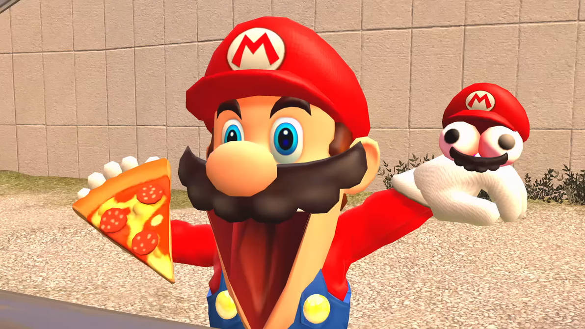 Mario and Mini Mario the hand by Yusaku-Ikeda on DeviantArt