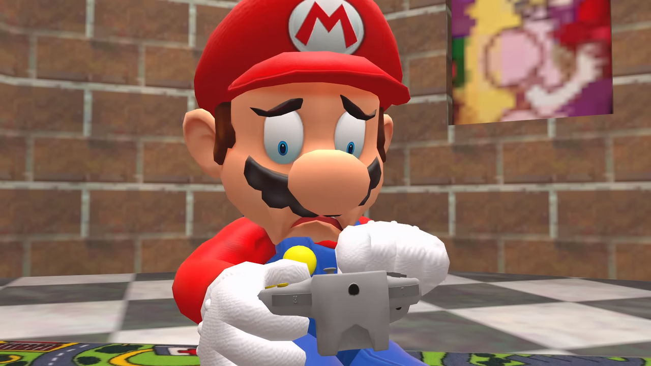 Mario press the button on Nintendo 64 Controller by Yusaku-Ikeda on ...