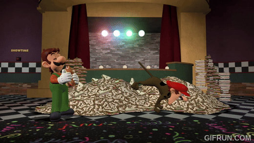 Luigi and Scooby-Mario eating sandwiches by Yusaku-Ikeda on DeviantArt