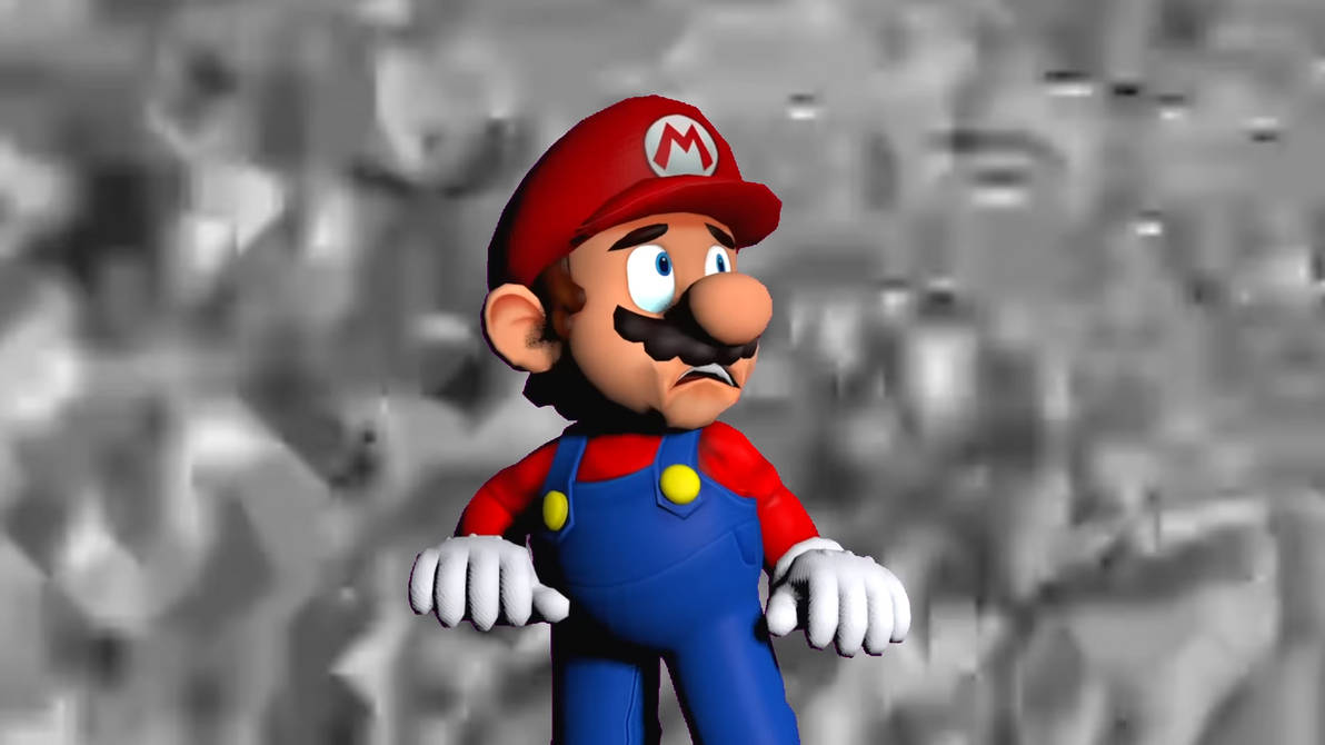 Mario's in TV static screen by Yusaku-Ikeda on DeviantArt