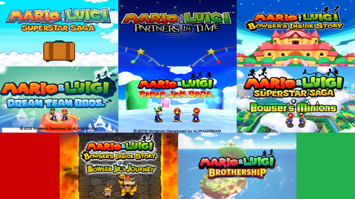 Mario and Luigi game series by Yusaku-Ikeda on DeviantArt