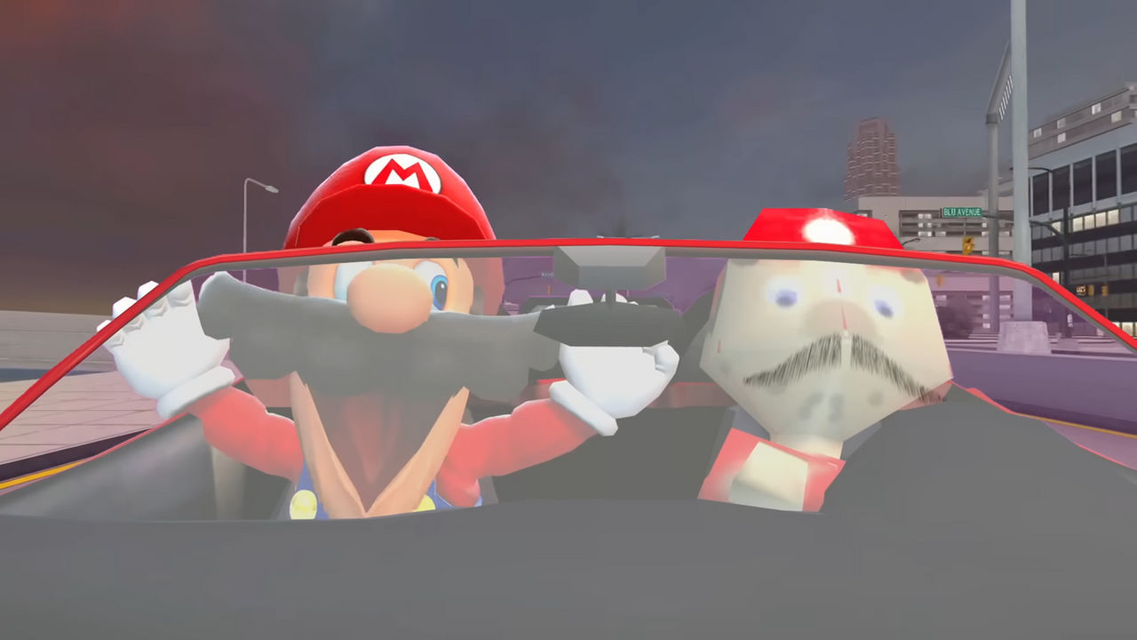 Mario Riding Car Mario and Pedro riding on the car by Yusaku-Ikeda on DeviantArt