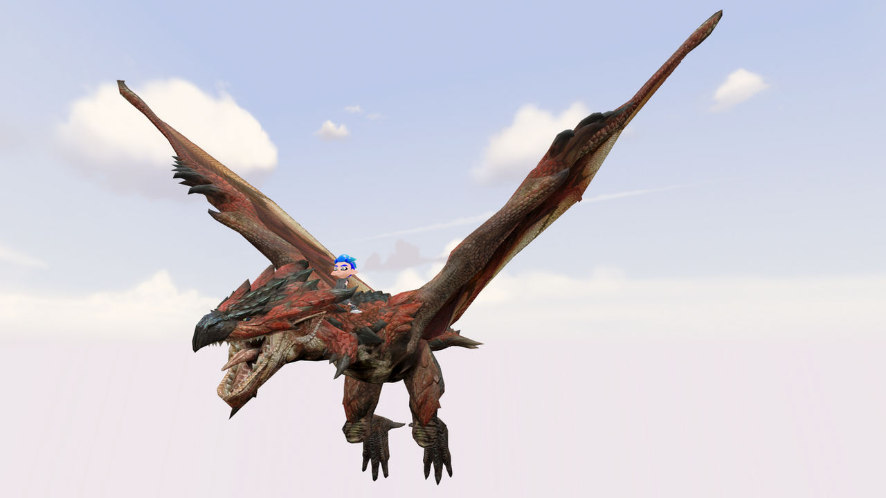 Inknight ride on Rathalos by Yusaku-Ikeda on DeviantArt