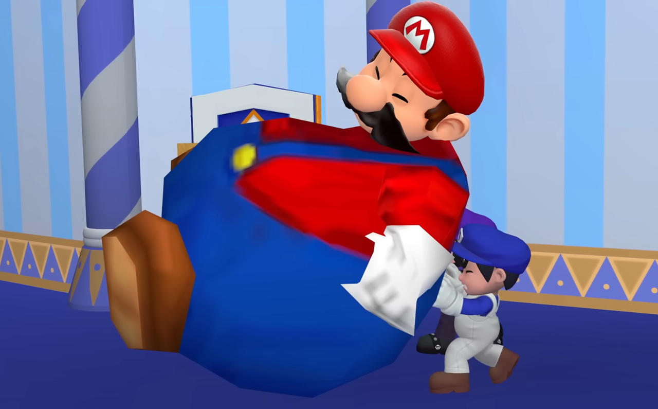 SMG4 and SMG3 rolling Fat Mario by Yusaku-Ikeda on DeviantArt