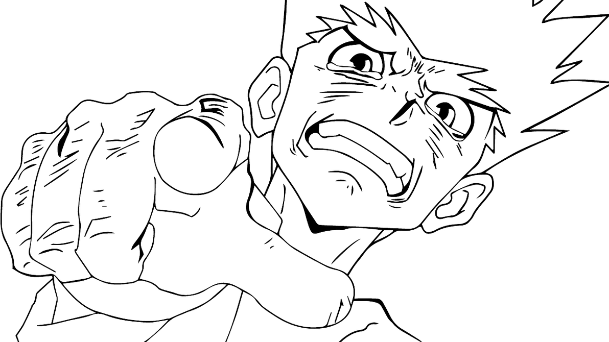GON LINEART by HITL88 on DeviantArt