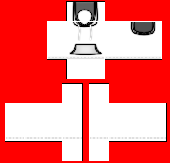 roblox skins red hoodie template