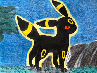 Umbreon at night