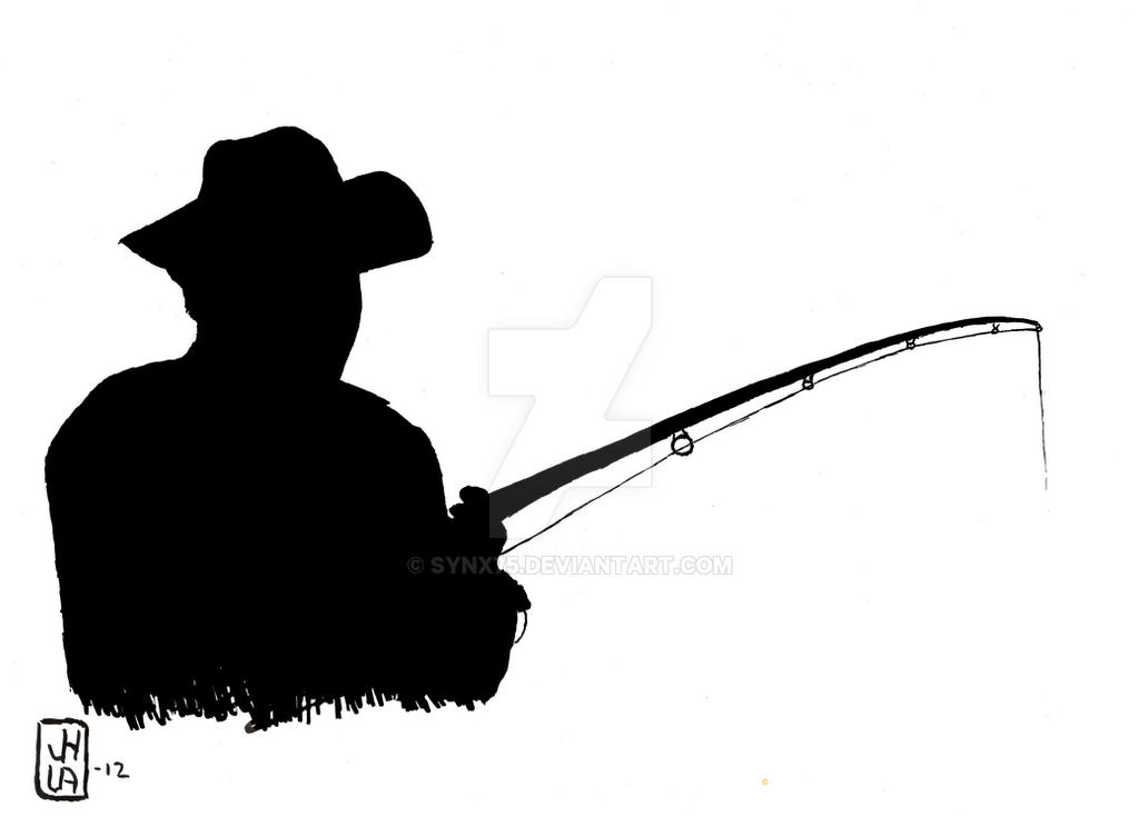 Fisherman silhouette by Synx75 on DeviantArt