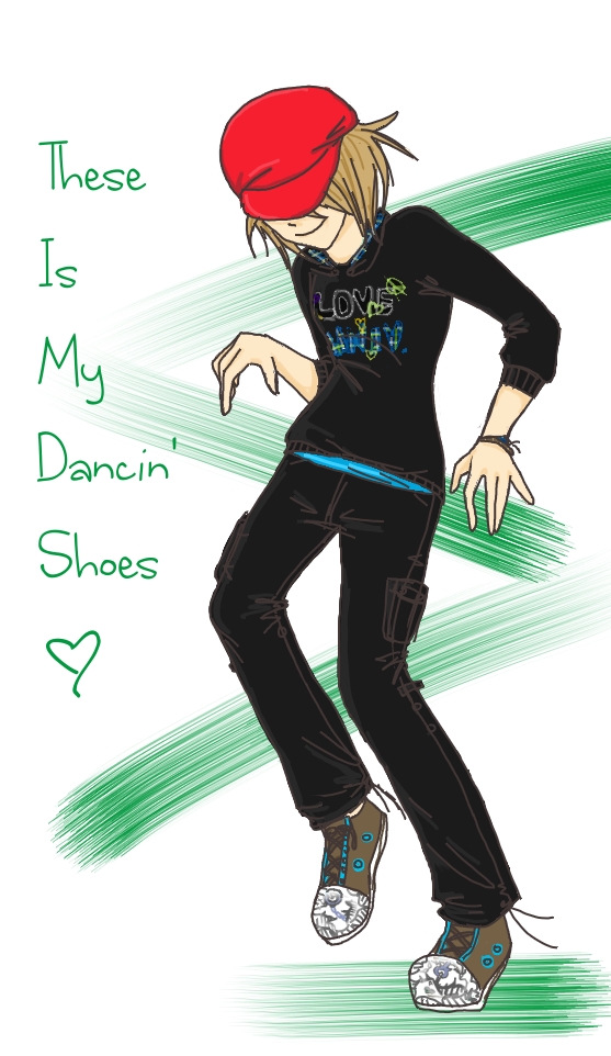 These is my dancin' shoes