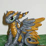 silver - gold dragon