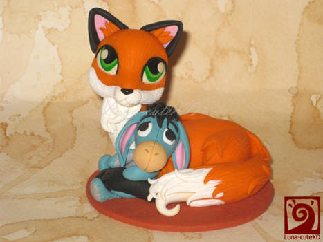 fox reusable cake topper