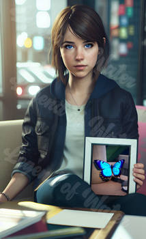 Max Caulfield with the blue Butterfly picture