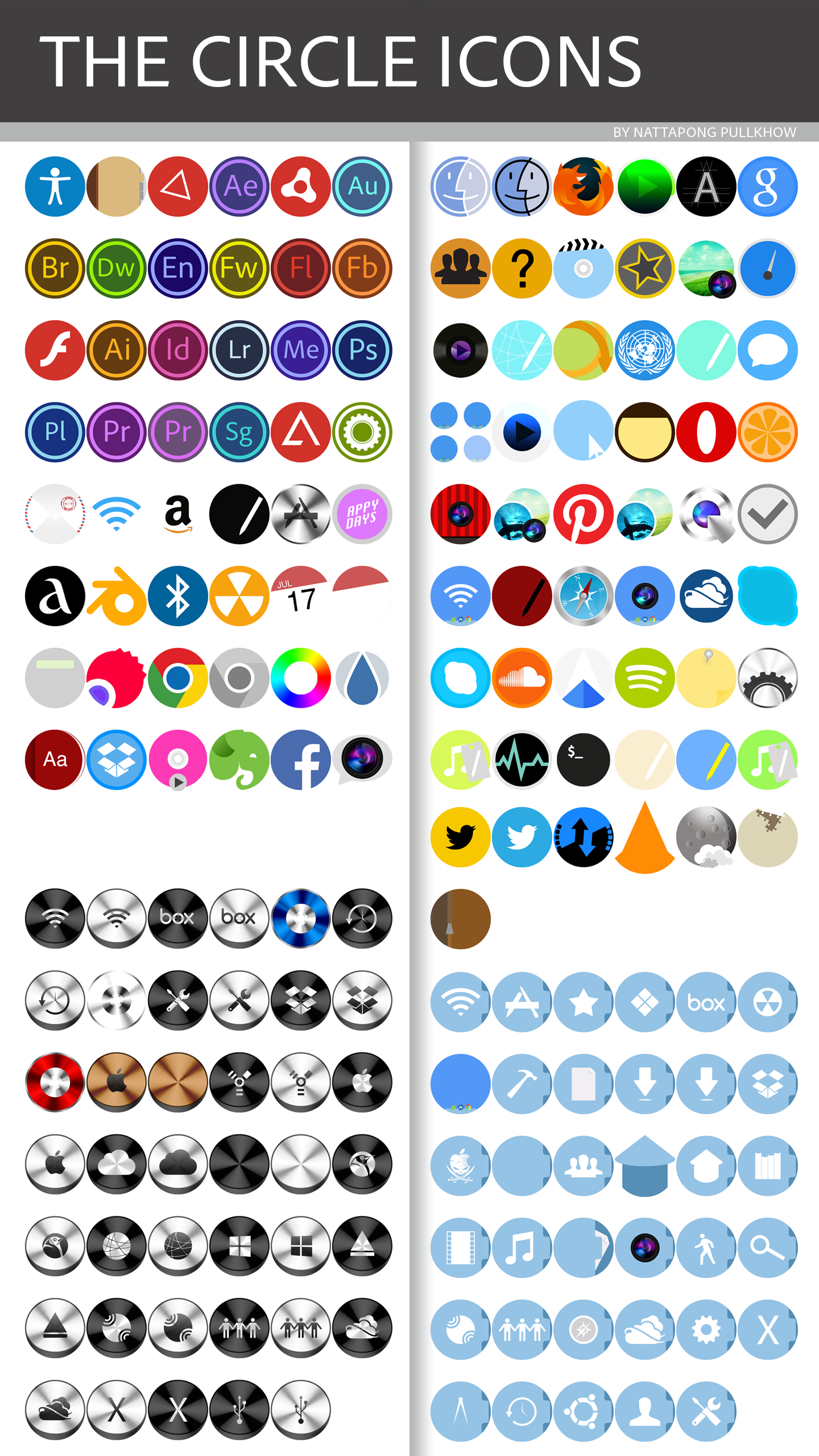The CIRCLE ICONS
