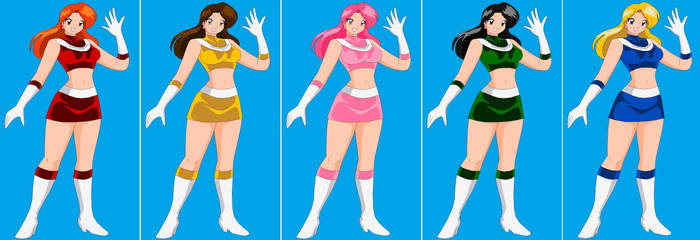 Elastic Women color palette