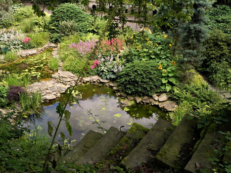 Gardens from above.