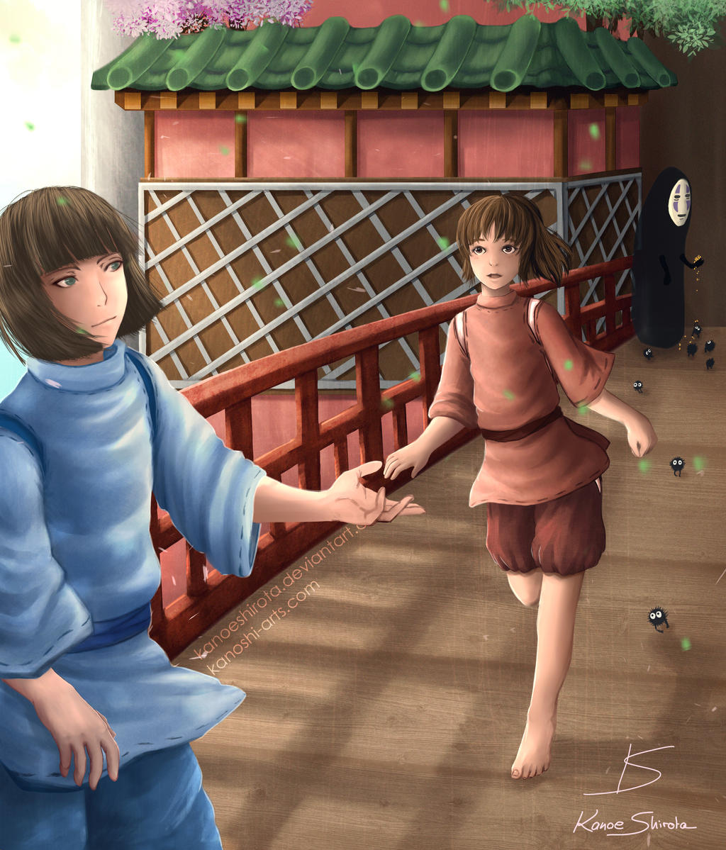 Spirited away Chihiro x Haku