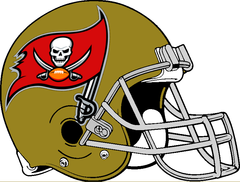 Tampa Bay Buccaneers helmet 2014-2019