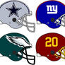 NFC East helmet