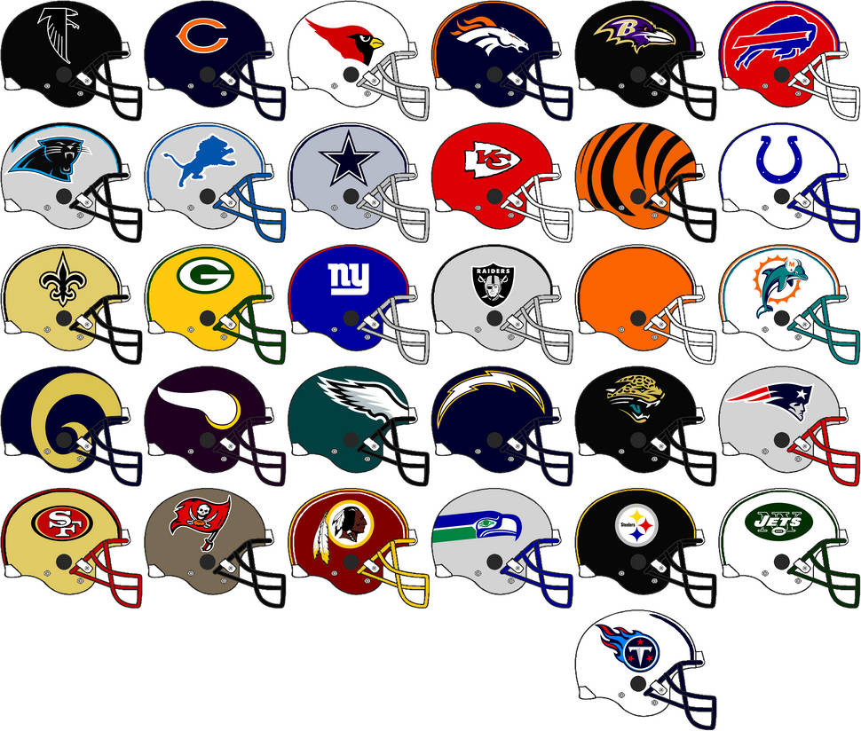 Nfl Team Helmets 2000 and 2001 by Chenglor55 on DeviantArt Nfl Team Helmets 2000 and 2001 by Chenglor55 on DeviantArt