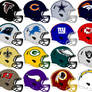 NFL rev speed Team Helmets 2007-2008