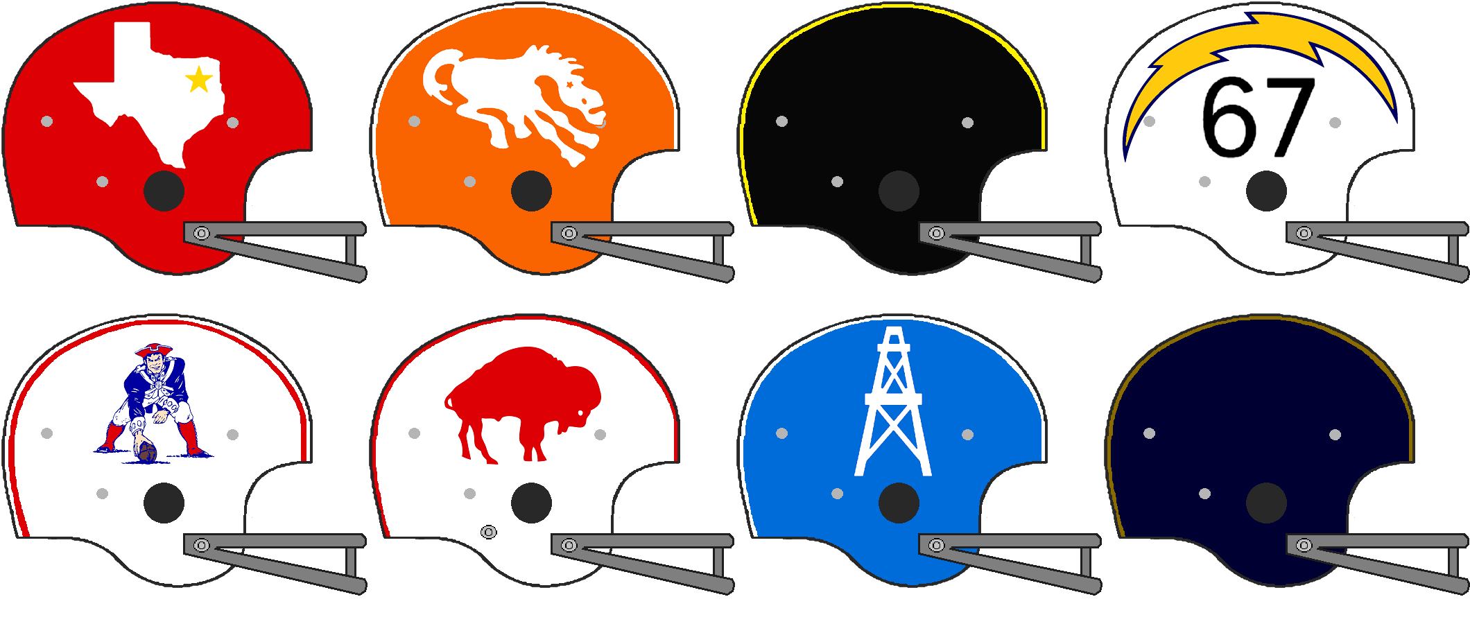 AFL 2 Bar Team Helmets 1962 by Chenglor55 on DeviantArt AFL 2 Bar Team Helmets 1962 by Chenglor55 on DeviantArt