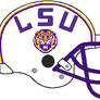 LSU white VSR4 helmet