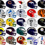 NFL Speedflex team helmets 1998