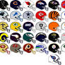 NFL Schutt Air Pro Team Helmets 1999