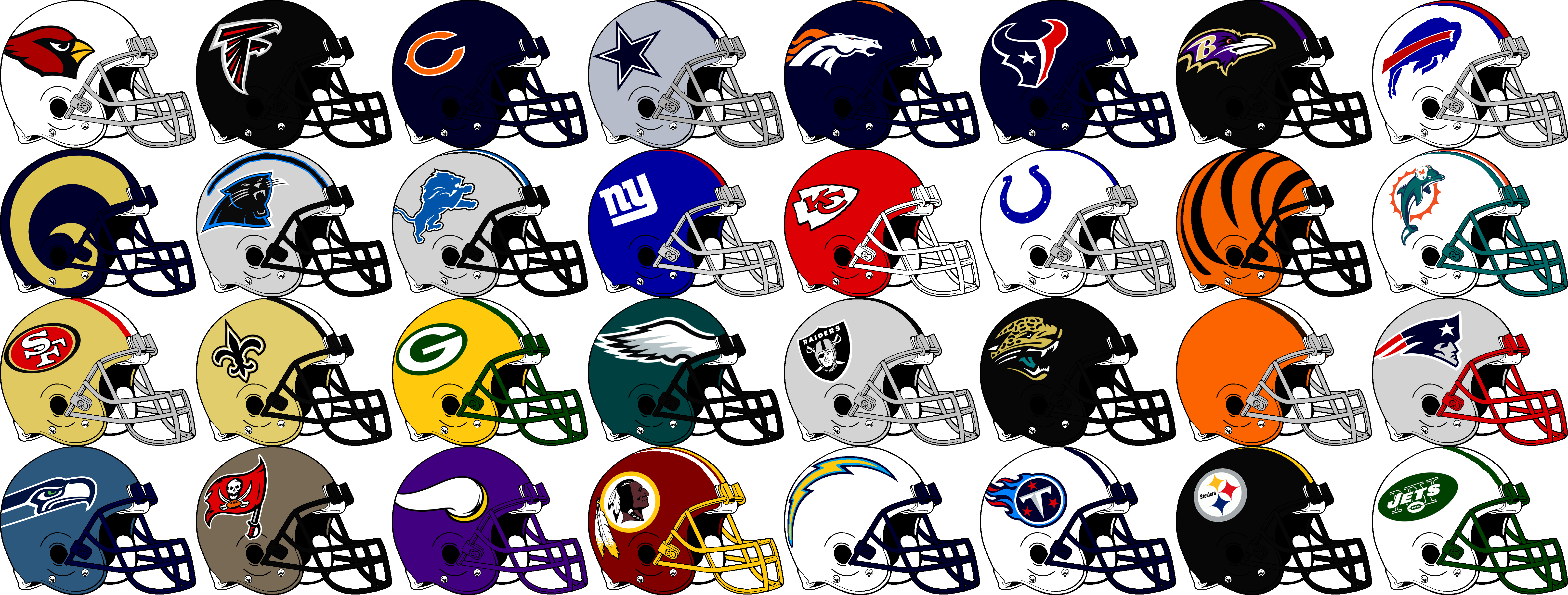 Nfl online team helmets
