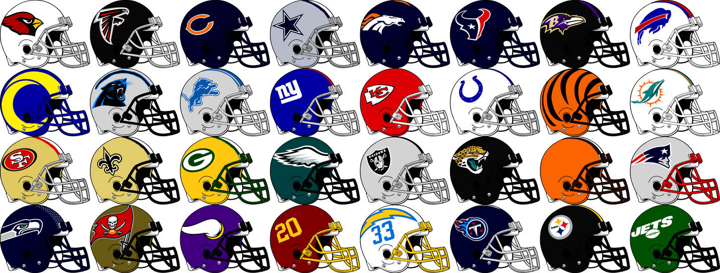 NFL Sideview Team Helmets 2021 by Chenglor55 on DeviantArt