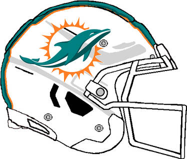 Dolphins 2013-2017 Schutt F7 Helmet