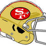 49ers 1964-1988 Schutt F7 helmet