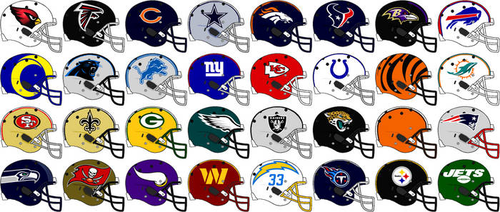 Schutt Air XP NFL team helmets 2023