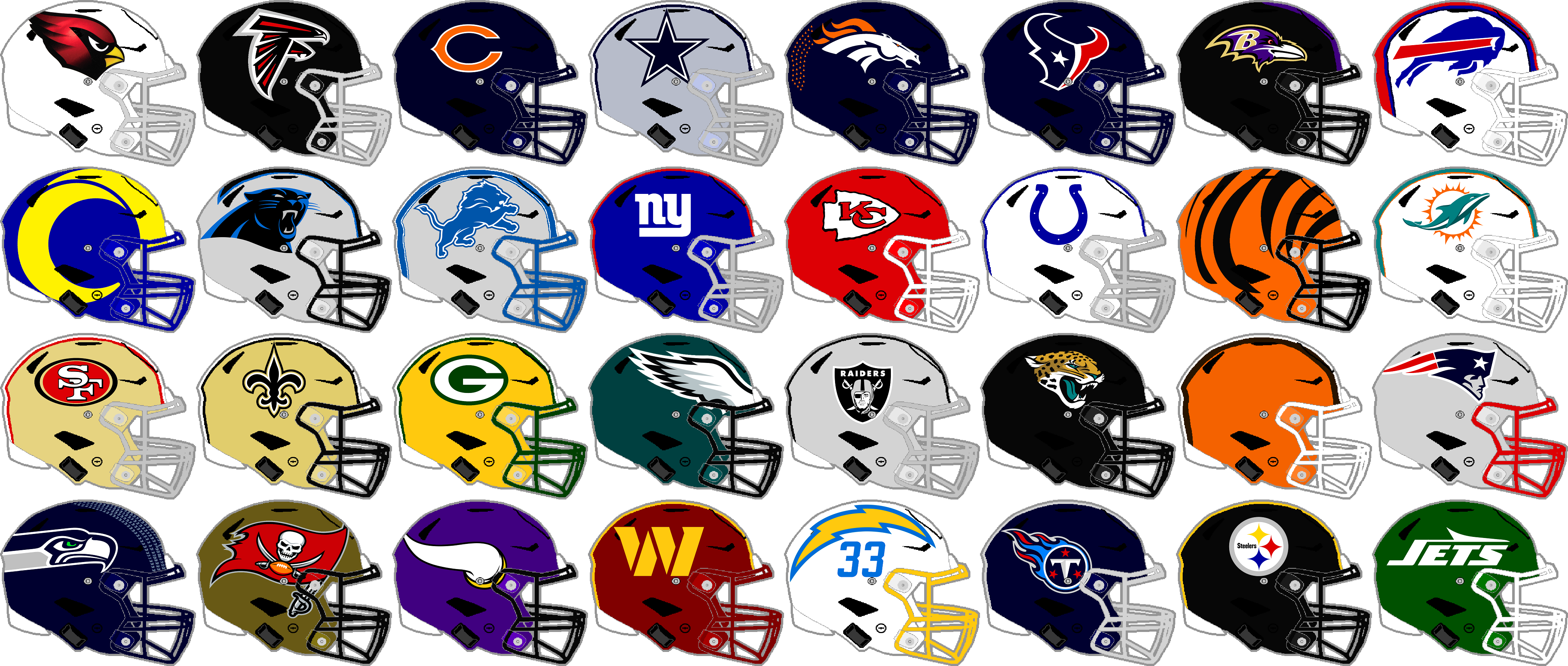 2024 Speedflex NFL Team Helmets by Chenglor55 on DeviantArt