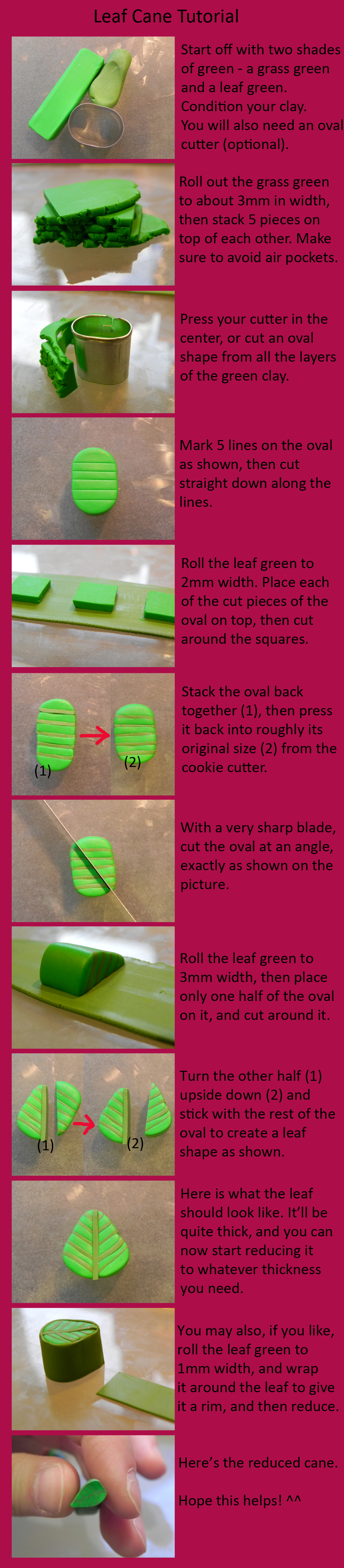 Leaf Cane Tutorial