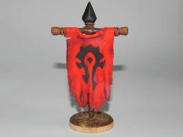 The Horde flag figurine