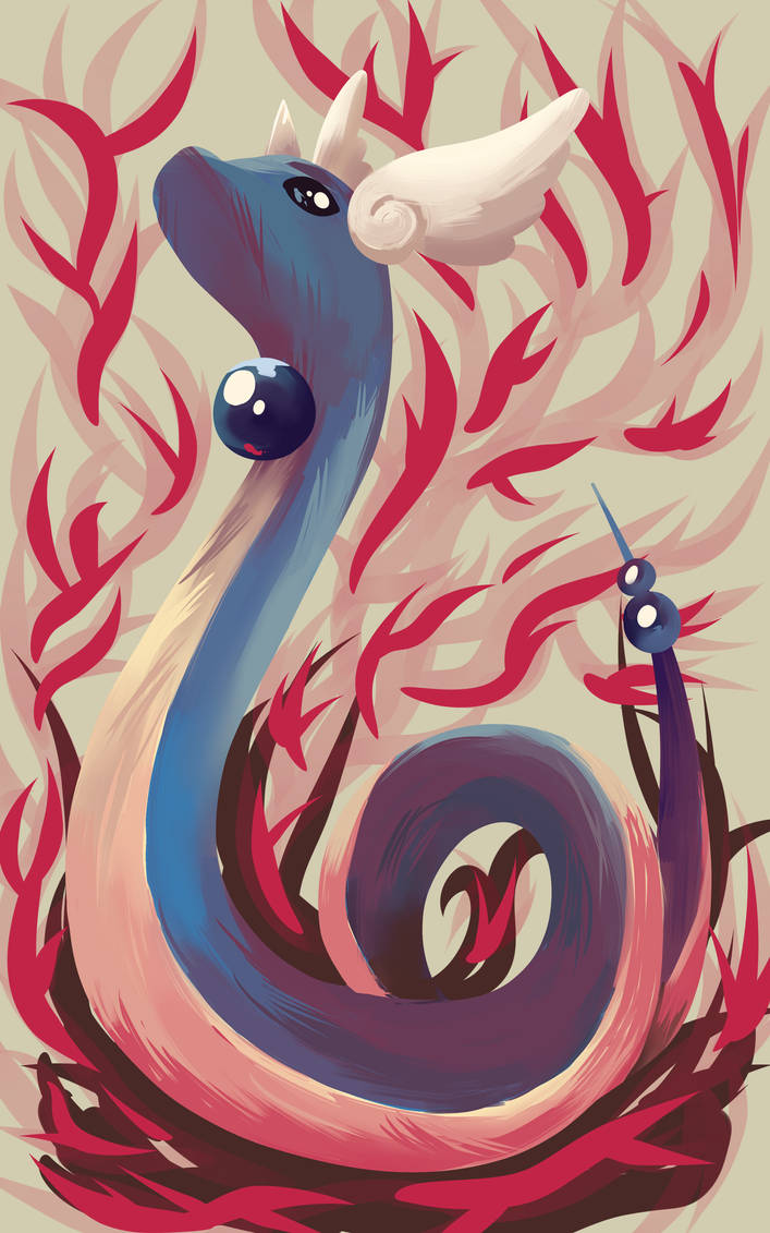 dragonair doing some attack by cartoonboyplz on DeviantArt