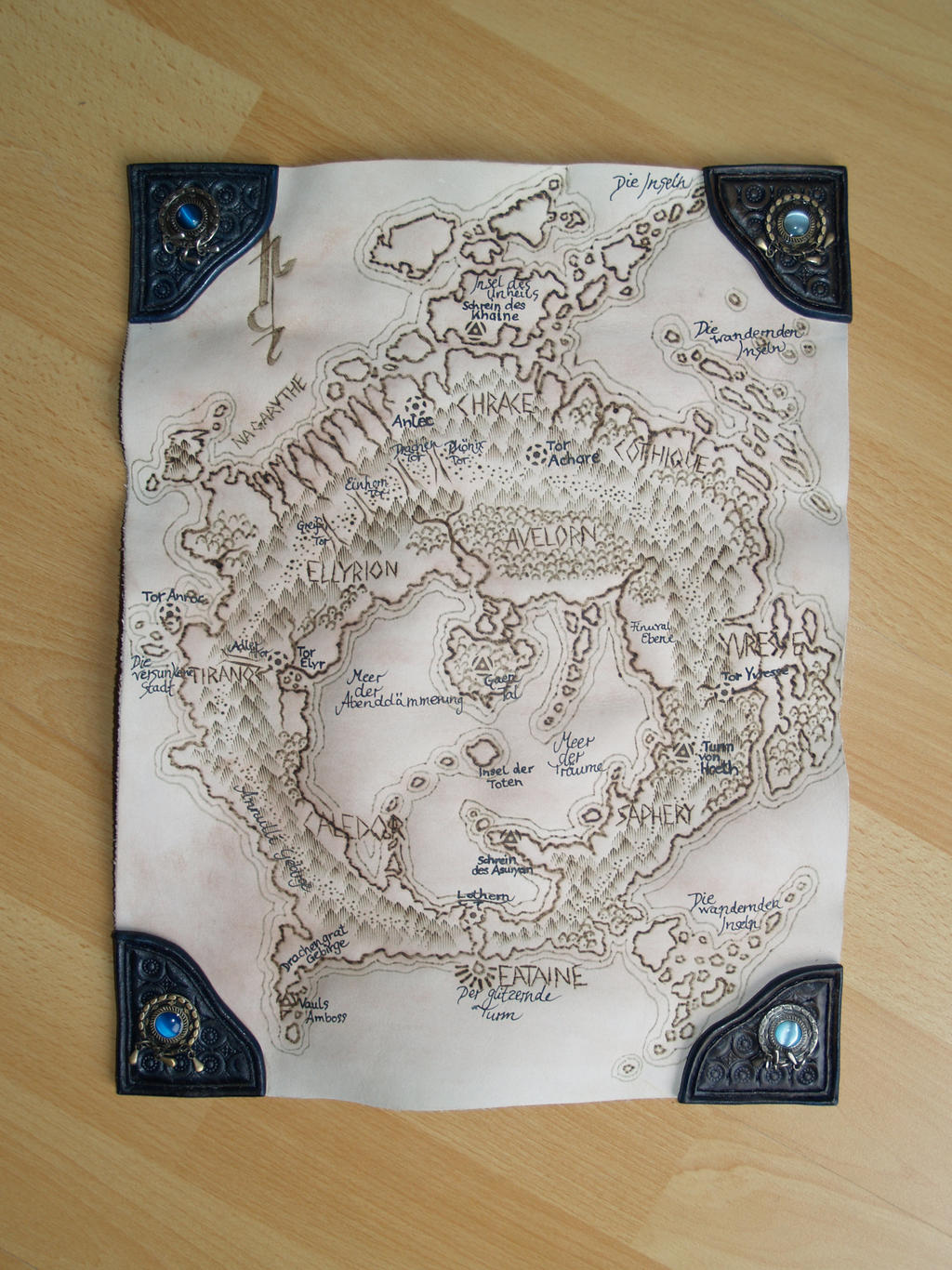 Ulht Maps Map of Ulthuan by HauptmannFritz on DeviantArt