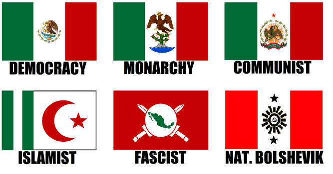 Alternate Flags of Mexico