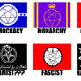 Alternate Flags of a Satanic State