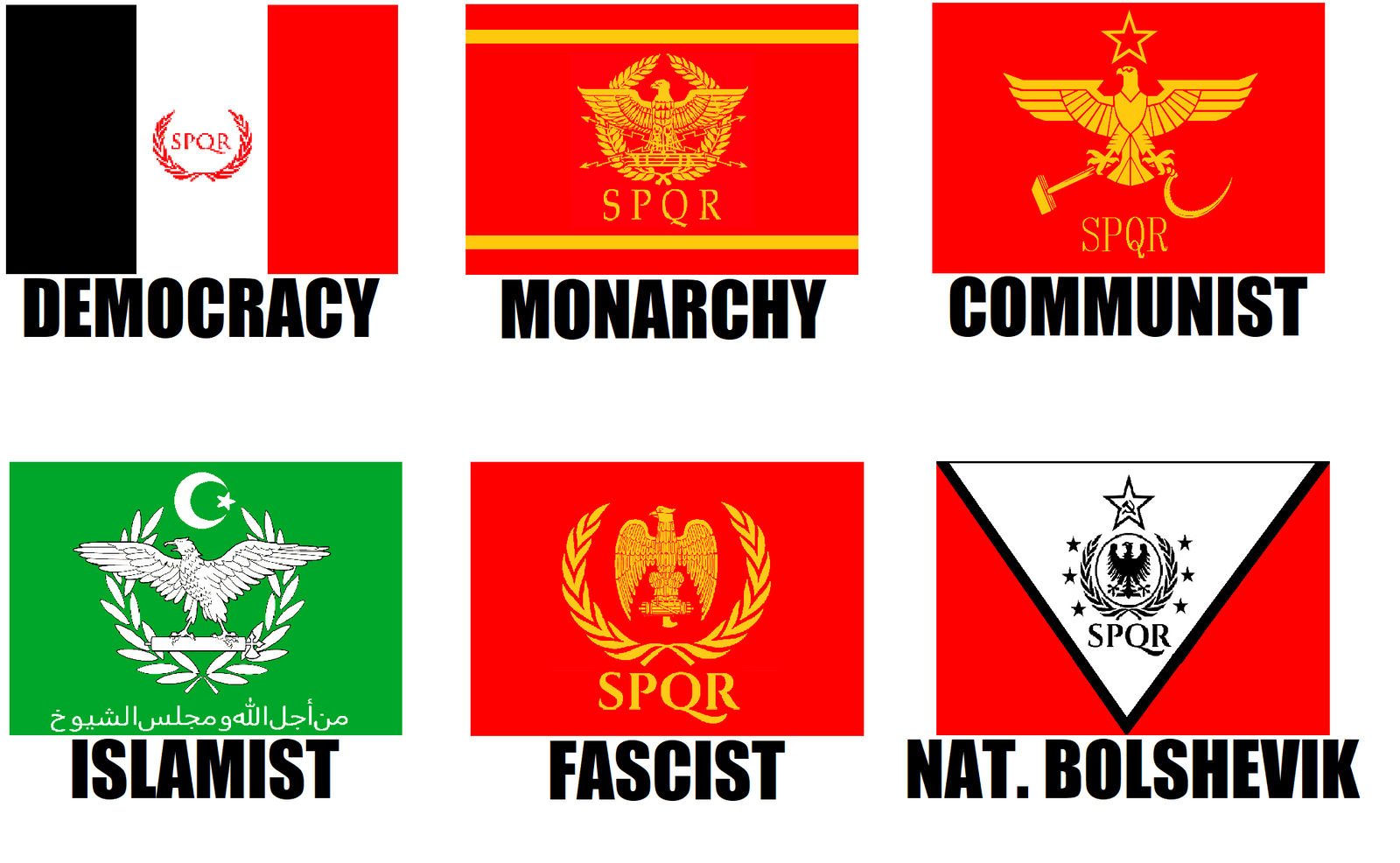 Alternate Rome Flag Deviantart Alternate Flags of the Roman Empire by WolfMoon25 on DeviantArt
